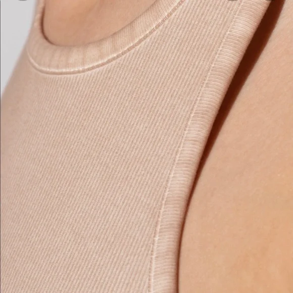All Saints Beige Sleeveless Bodysuit - Picture 2 of 6